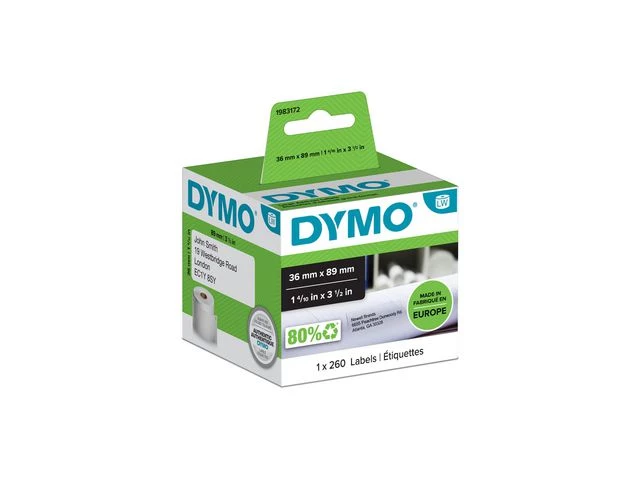 DYMO LabelWriter Addresse etiketter 89x36