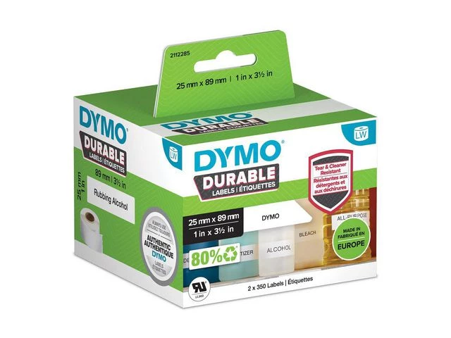 Dymo LabelWriter Durable etiketter 25x89mm