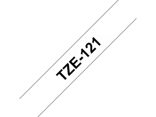 Tape BROTHER TZe-121 9mmx8m sort/klar