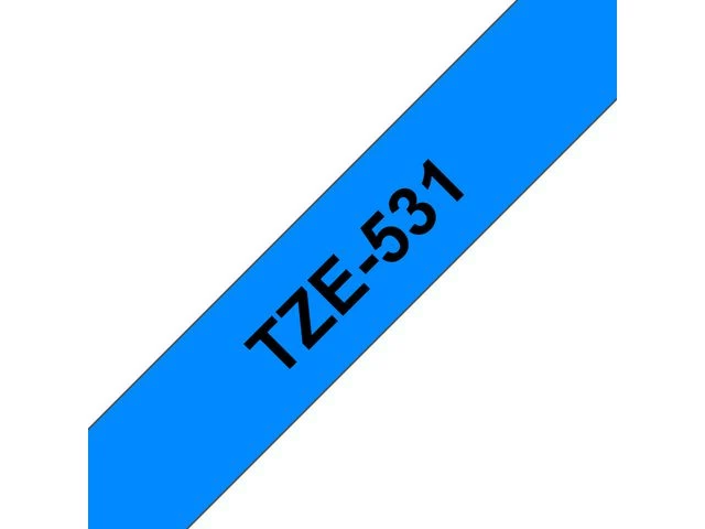 Tape BROTHER TZe-531 12mmx8m sort/blå