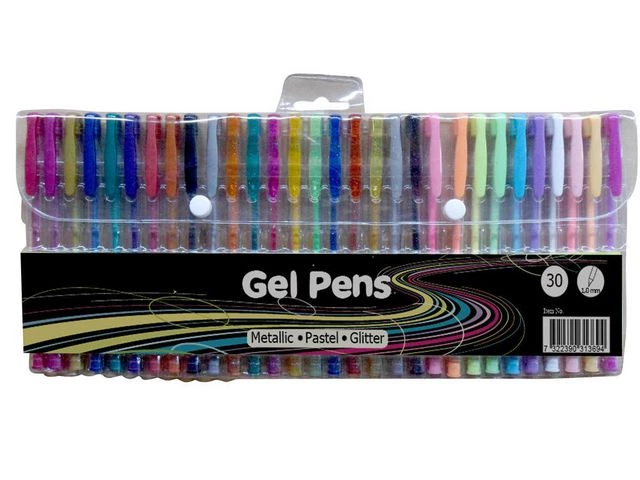 Geleroller metallic glitter pastell (30)