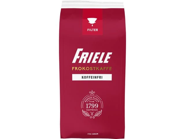 Kaffe FRIELE koffeinfri filtermalt 250g