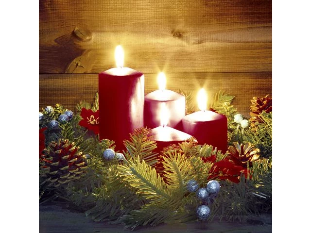 Serviett 3L 33cm Advent (20)