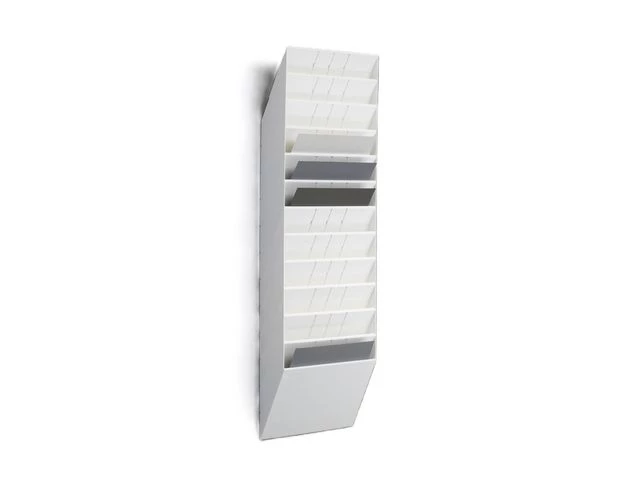 Blanketthylle DURABLE A4 ligg 12rom hvit