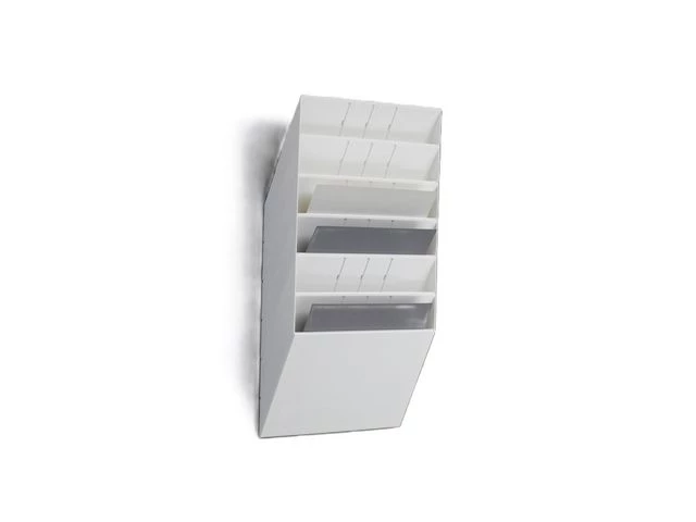 Blanketthylle DURABLE A4 ligg 6 rom hvit