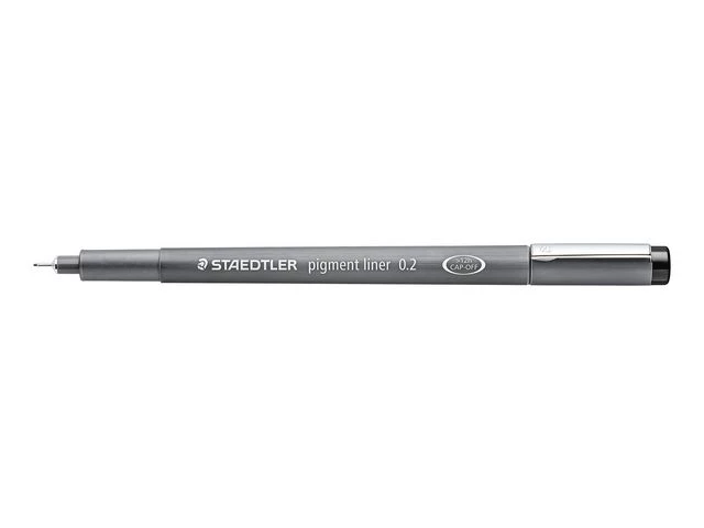 Fiberpenn STAEDTLER 0,2mm sort