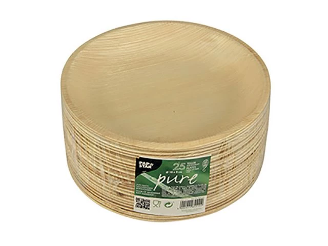 Tallerken PURE palme 18,5x2,5cm (25)
