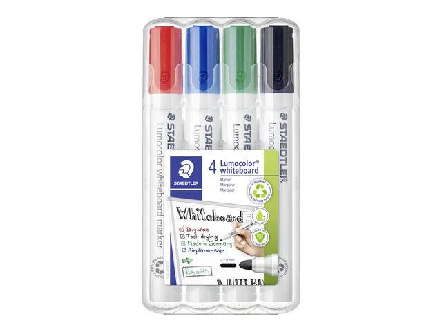 STAEDTLER Whiteboard merkepenn Lumocolor rund 2mm assortert