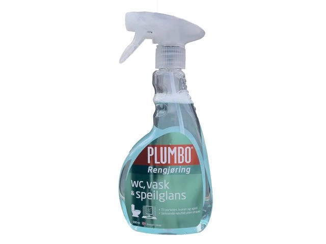 Rengjøring PLUMBO WC/vask/speilgl. 500ml