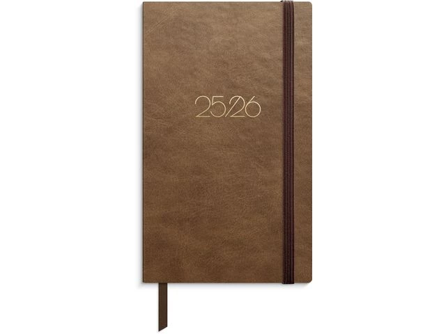 Kalender GRIEG SLIM myk 25/26 cognac