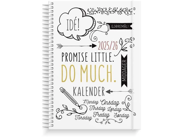 Ukekalender GRIEG A5 Doodle 25/26