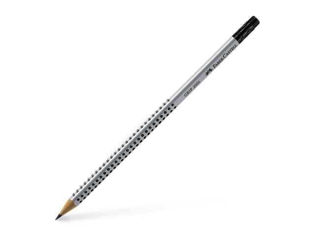 Blyant FABER-CASTELL Grip 2001 HB m/visk