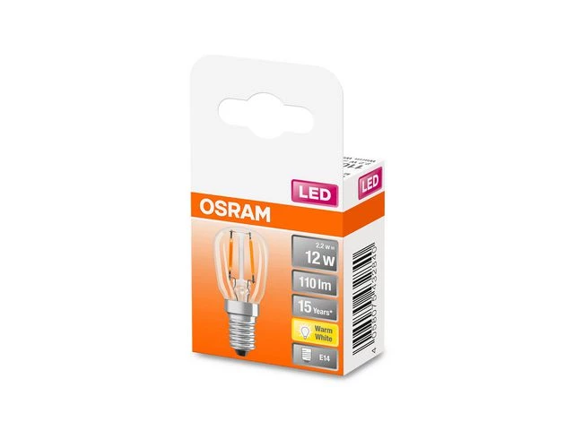 Lyspære OSRAM T26 10 E14 klar 1,3W