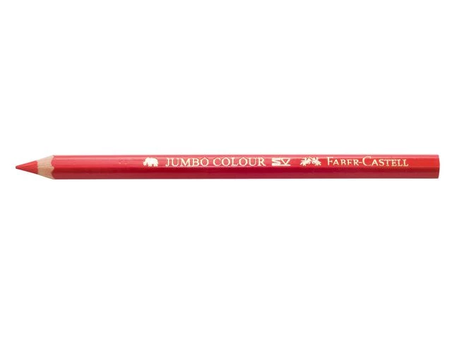 Fargeblyant FABER-CASTELL rød (12)