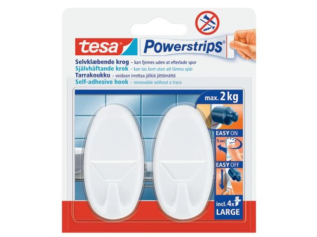 Krok TESA powerstrip oval 2kg (2)