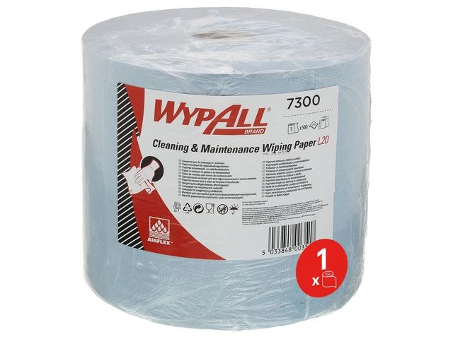 Industritørk WYPALL 2L 190m blå