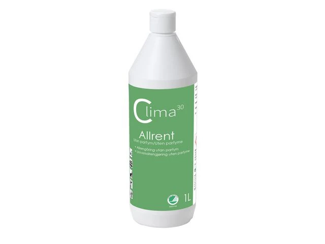 Allrengjøring CLIMA30 u/parfyme 1L