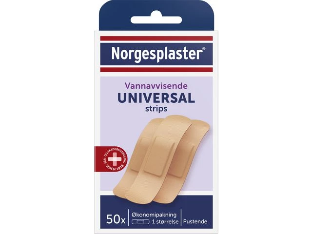 Plaster NORGESPLASTER Uni. Økonomi 50stk