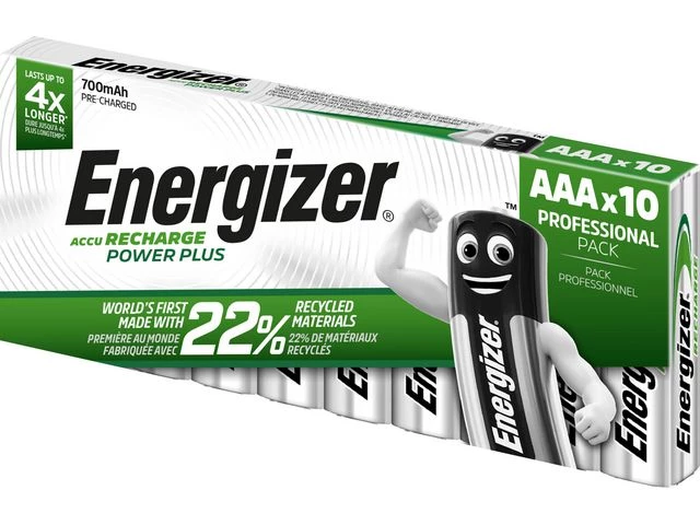 Batteri ENERGIZER Recharge AAA/NH12 (10)