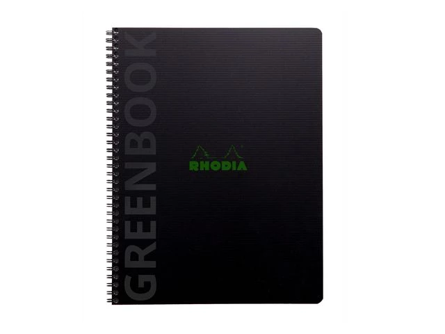 Notatbok RHODIA GreenBook A4+ 90g linjer