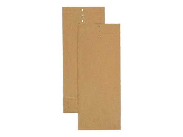 Prøvepose 140x345x50mm brun 120g (250)