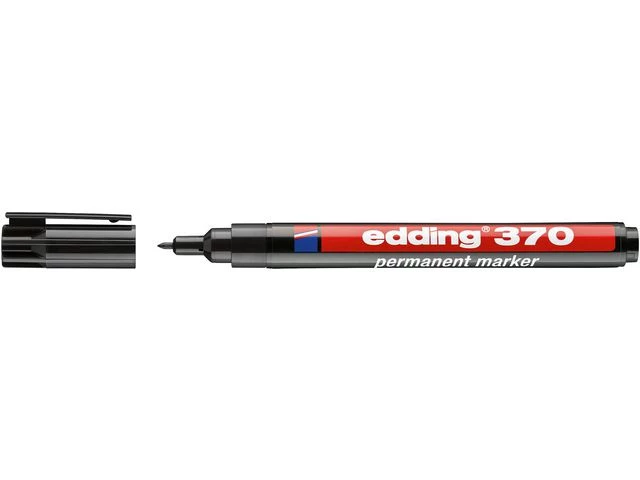 Merkepenn EDDING 370 rund sort