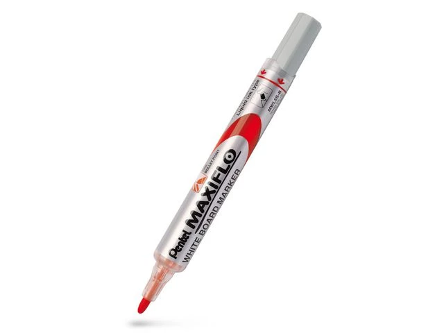 Whiteboardpenn PENTEL Maxiflo F rund rød