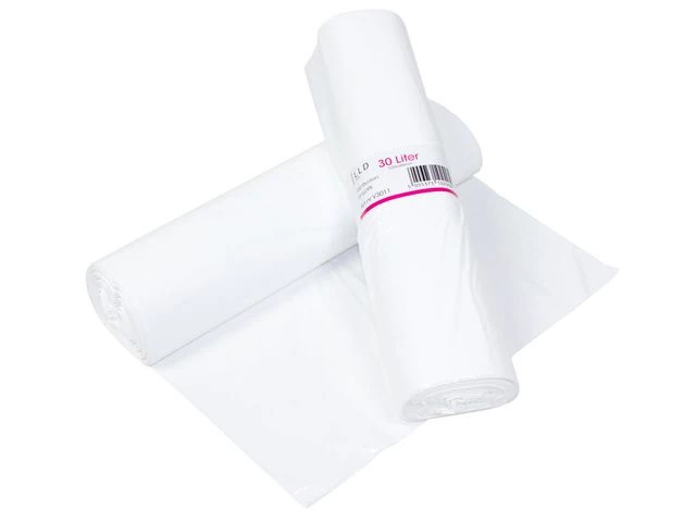 Avfallspose LDPE 52x58 12my hvit (100)