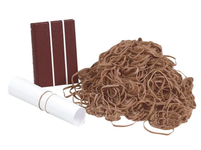 Gummistrikk GUMA nr 16 50g brun (220)