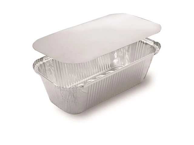 Aluminiumsform m/lokk rekt 1500ml (50)