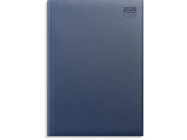 Sjefskalender GRIEG A4 imitert 2026 blå