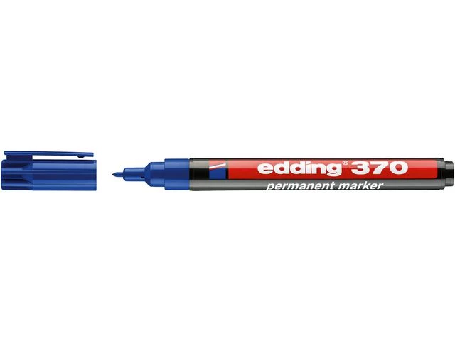 Merkepenn EDDING 370 rund blå