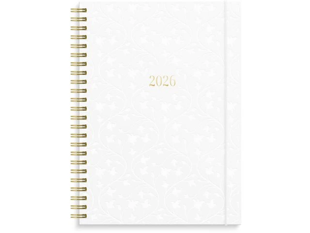 Ukekalender GRIEG Multi A5 2026 hvit