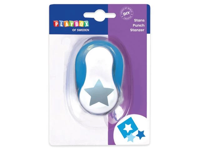 Stansesett PLAYBOX stjerne 2,5cm
