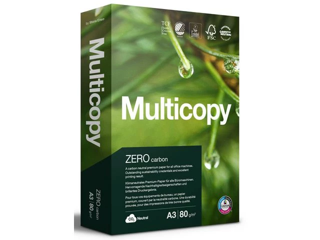 Kopipapir MULTICOPY Zero A3 80g (500)