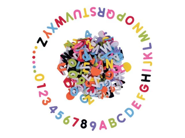 Klistermerker PLAYBOX bokst/tall (500)