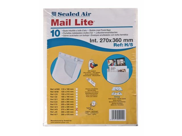 Boblekonvolutt ML H/5 27x36cm (10)