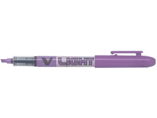 Tekstmarker PILOT V Liquid Light lilla
