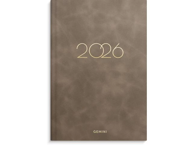 Lommekal GRIEG Gemini 2026 Colore brun