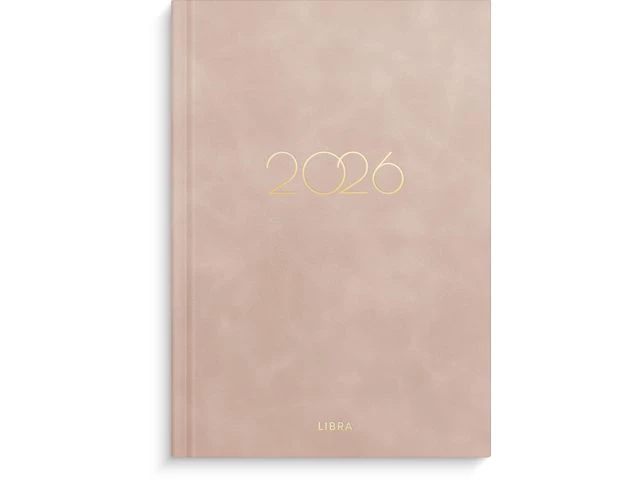 Dagbok GRIEG Libra Colore 2026 rosa