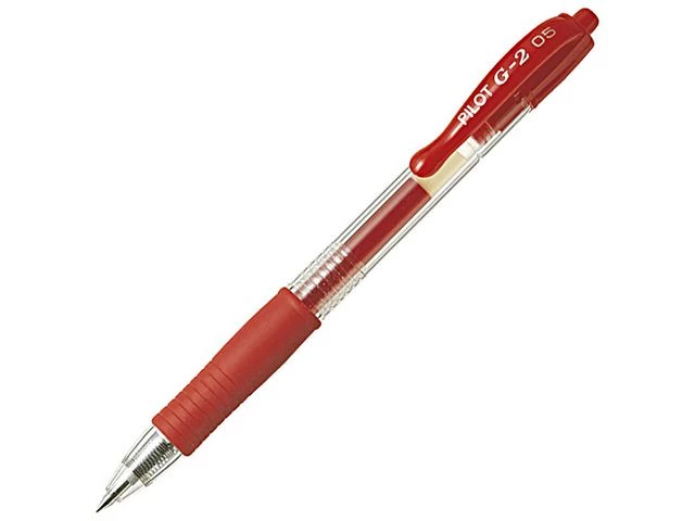 Geleroller PILOT G-2 0,5mm rød