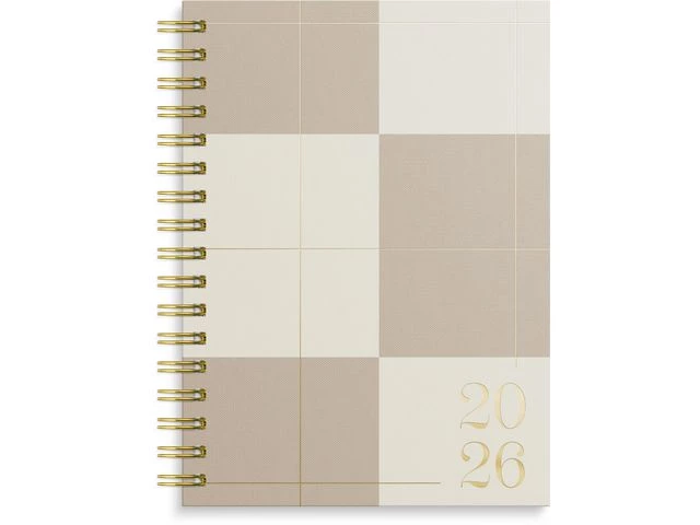 Ukekalender GRIEG Multi A6 2026 beige