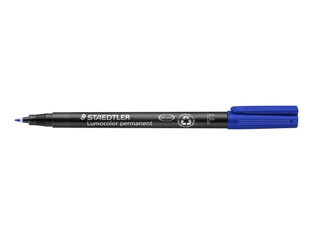 STAEDTLER Merkepenn Lumocolor Perm. 0,6mm blå