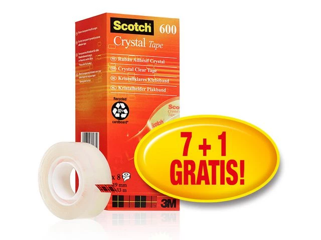 Tape SCOTCH Krystall  19mmx33m (8)