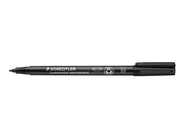 STAEDTLER Merkepenn Lumocolor Perm. 1.0mm sort