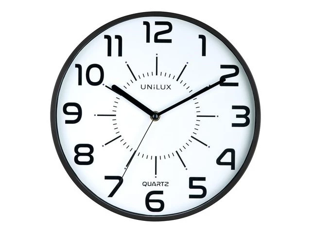 Veggur UNILUX Pop Ø28,5cm quartz sort