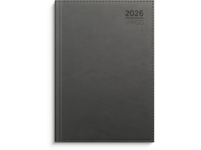Dagbok GRIEG Virgo A5 2026 mørkgrå