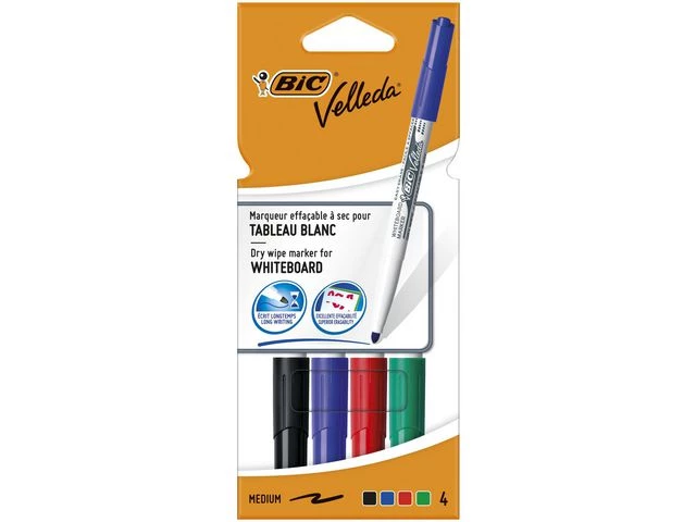 Whiteboardpenn BIC Velleda 1741 ass (4)