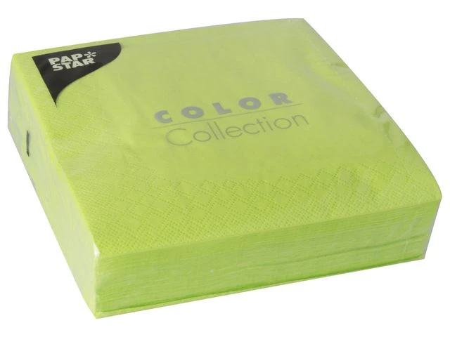 Serviett PAPSTAR 3L 33x33cm lime (50)