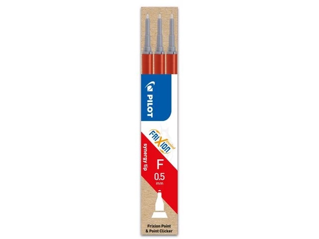 Refill PILOT Frixion Point 05 rød (3)